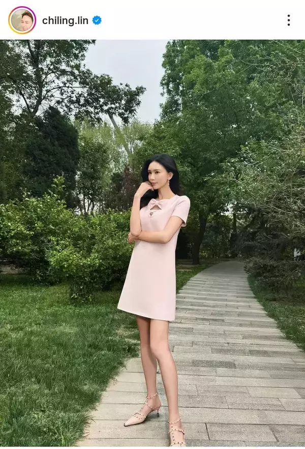 ＡＫＩＲＡと結婚７年…リン・チーリンの近影にネット衝撃「超絶美しい」「心身美麗」「本当に可愛い」