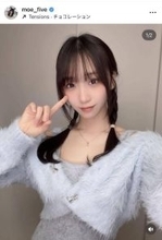 「天使がおる…」伊織もえ、デコルテ全開のゆるふわ部屋ショに「可愛いすぎるやろ」「今までで一番好き」　