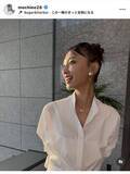 「５４歳フリーアナの美ぼうにうっとり「若すぎ」「新たな美女発見！！と思いきや…」「モデル級の美人」…望月理恵に絶賛の嵐」の画像1