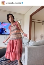 「田鎖ブラザーズ」にも出演した５７歳の有名女優　ノーメイク？飾らないオフ姿「なんか、可愛い」「オシャレ上級者」渡辺真起子