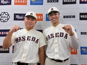 【大学野球】早明３回戦は早大が勝利　勝ち点２　０－１７屈辱的大敗のリベンジ　８回徳丸快晴が決勝２ラン　高橋煌稀が完投勝利