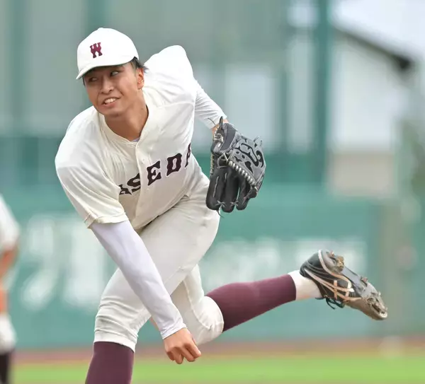 【大学野球】早明３回戦は早大が勝利　勝ち点２　０－１７屈辱的大敗のリベンジ　８回徳丸快晴が決勝２ラン　高橋煌稀が完投勝利
