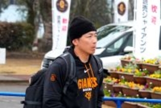【巨人】増田大輝が故障班に合流　黒いニット帽姿　４日の休養日に転倒して頭部裂傷　侍サポートメンバーも辞退