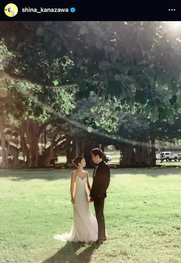 人気女子プロゴルファー　金沢志奈が結婚を発表　インスタに２ショット写真　「より一層精進」