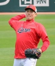 【広島】前日に衝撃先発デビュー・栗林良吏が投手練習参加「全身張ってます」「勝ったのが一番大きい」