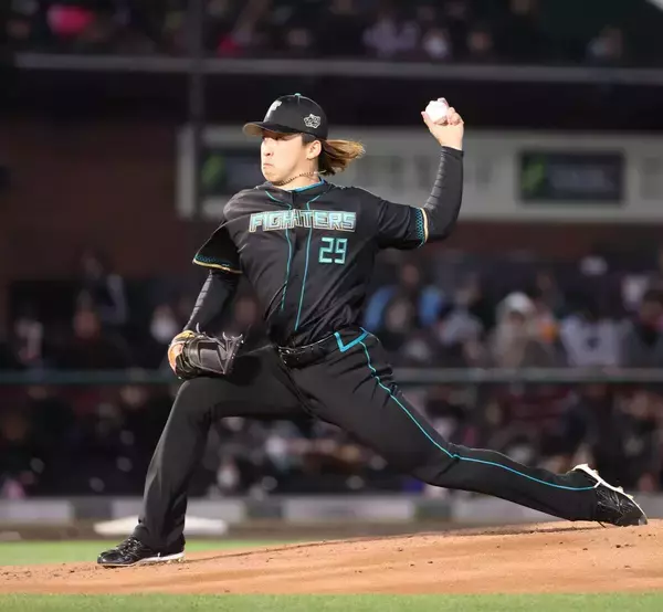 【日本ハム】開幕１０イニング目で細野晴希のノーヒットノーランが止まる　初回辰己に左前打許す