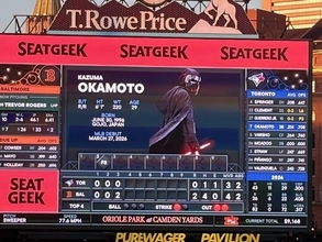 岡本和真、敵地で悪役に大変身　スター・ウォーズ・ナイトで「カイロ・レン」に…反撃１２号２ランで大逆転勝ち立役者
