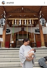 亡くなった若嶋津さんの長女　２人目を出産していた！ワイルドな夫を顔出し「涙が出ちゃう」アイリが報告