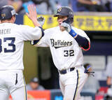 「【オリックス】福永奨が決勝ソロ！５８年ぶりホームのロッテ戦開幕８連勝　４カードぶり勝ち越しで前半戦勝率５割以上も確定」の画像1