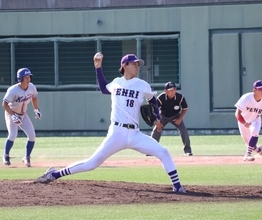 【大学野球】天理大、Ｖ戦線残った　ドラフト候補・的場吏玖が救援でリーグ通算２２勝目「認められたい」プロ一本で指名を待つ