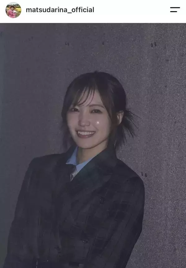 年内卒業発表の櫻坂４６・松田里奈、イメージ激変の“絶対領域”ショット「初のソロ曲も収録されてます」
