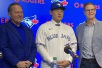 岡本和真「まさか自分がトロントに…」　昨年ドジャースとのＷＳに感動「世界一になりたくて」　ブ軍雪辱のラストピースに