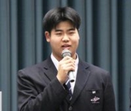 【高校野球】花巻東・古城大翔「昨年のベスト８を超えられるように」キャプテントークに参加