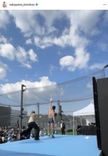 なかやまきんに君、「写真だけで…」人気ゲームにファンほっこり「採血しやすそうな腕」自慢の筋肉も話題に