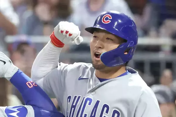 鈴木誠也が怪物スキーンズ撃ち！スイーパーを先制タイムリーに　適時打は１３日ぶり　　　