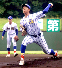 【高校野球】知徳１９２センチのエース左腕・渡辺大地が６回無失点　アキレスけん断裂・松葉づえ姿で采配振るった初鹿監督に勝利届けた…静岡大会