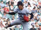 「【甲子園】横浜は織田翔希が先発　圧巻１０奪三振完封から中１日　強打の智弁和歌山と準決勝…準々決勝では甲子園最速１５６キロを７度」の画像1