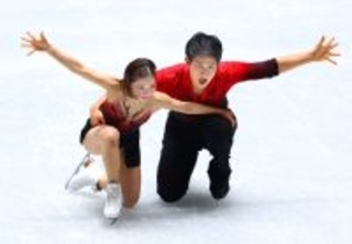 【全日本フィギュア】りくりゅうペア“世界最高”８４・９１点　三浦肩負傷も滑りきり涙「とにかく無事に」