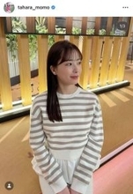 「足長すぎ」テレ朝・田原萌々アナ、爽やかな春先取りパンツスタイル公開で「めちゃくちゃ可愛い」「素敵です」
