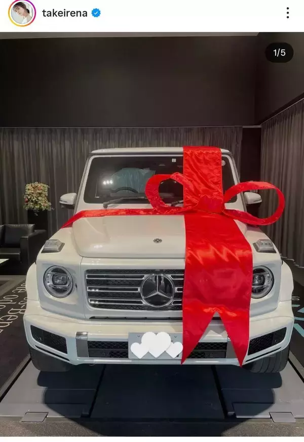 プロゴルファーの美人妻　愛車との別れを報告「約４年間一緒に…」第２子妊娠＆手術公表の武井玲奈が明かす