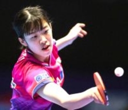 【世界卓球】１８歳・面手凛「大舞台で１勝できてうれしい」世界卓球初白星　１つ年下の張本美和とはジュニア時代からライバル