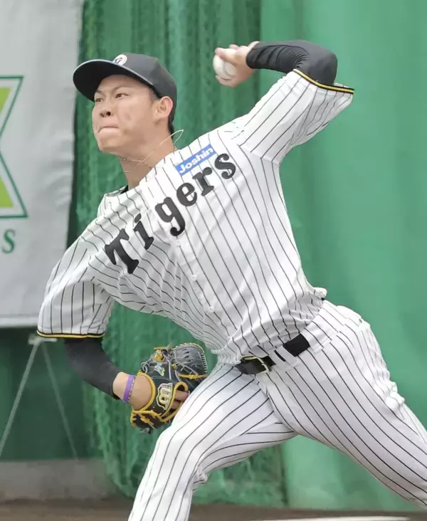 【阪神】リリーフ左腕の及川雅貴がブルペンで今キャンプ最多１４８球、昨季ＮＰＢ新記録１８試合連続Ｈ