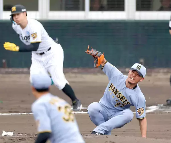 【阪神】初の紅白戦で森下翔太と佐藤輝明が初回に連打　侍ジャパンコンビが第１打席から快音