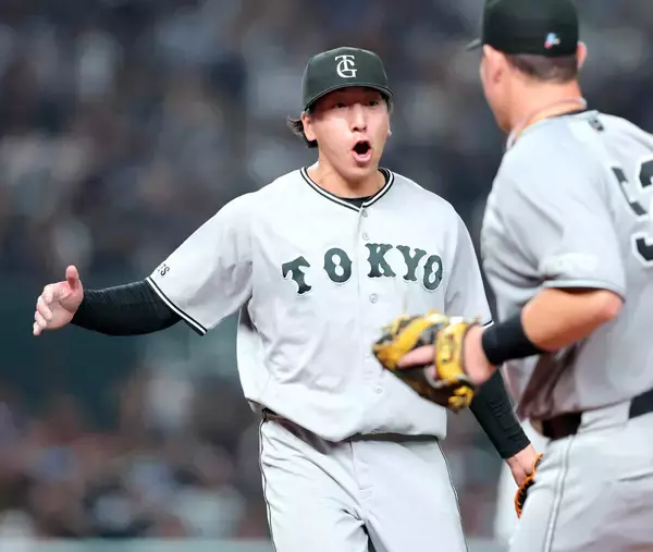 【巨人】８回に大勢が登板し、圧巻の３者連続Ｋで雄叫び！　６月７日以来のマウンド