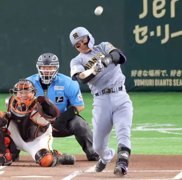 【阪神】森下翔太が豪快弾！リーグトップ独走の先制２１号ソロ　中大時代の後輩・西舘勇陽の１５２キロ直球を左翼バルコニー席へ　キング争いで佐藤輝明に５差