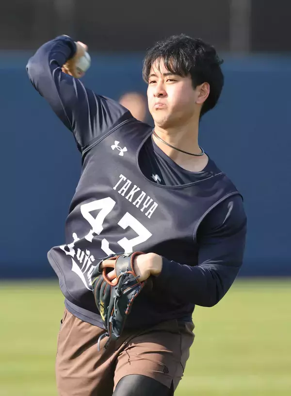 【オリックス】新人合同自主トレを打ち上げ　ドラ５・高谷舟は初めて捕手を座らせてのブルペン投球「準備がしっかりできた」