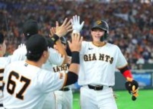 「よっしゃ。キミに決めた！」巨人・増田陸が“新相棒”と出会い同点２ラン　今季１号「気持ちよかったです！」