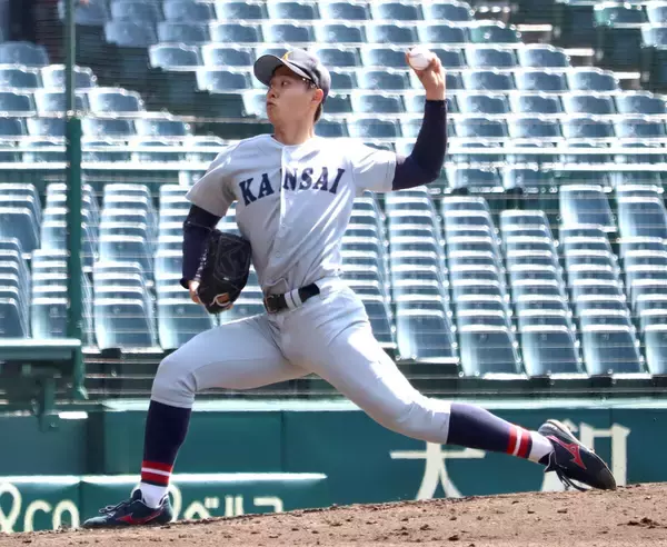 【大学野球】関大・米沢友翔が準完全試合で初白星　最速１４９キロで１安打完封１３Ｋ…関西学生