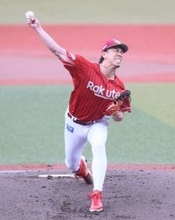 【楽天】 前田健太が１イニング２被弾で逆転許す　１１年ぶりのＮＰＢでの白星へ先発　ポランコと井上に一発浴びる