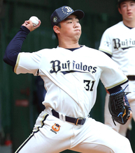 【オリックス】ドラフト１位・藤川敦也、御前登板で圧巻の本拠地デビュー「投げやすかったので、楽しかった」２回無安打無失点でプロ入り後最速１５１キロ計測
