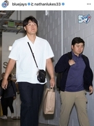 ブルージェイズ岡本和真、敵地マリナーズ戦第１打席は三失…試合前にはイチロー氏にあいさつ