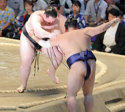 獅司が勝ち越し１号　自身最速で３場所ぶりの給金直し　先場所後に左肩を手術して好結果に「もっと早くやればよかった」