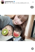 中川翔子「保育園でお誕生日会してもらえました！」双子のほのぼのエピソードに「３人ともカワイイ」「癒されます」の声続々