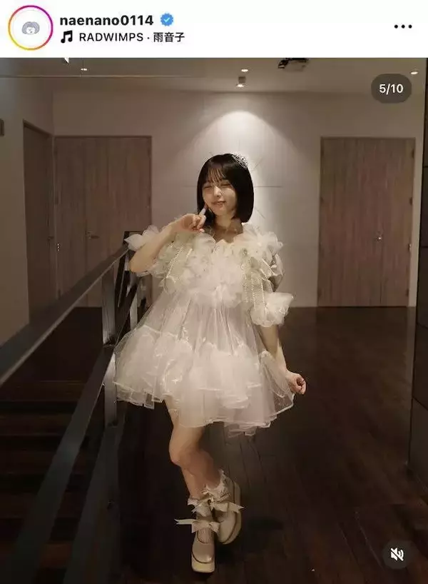 「天使すぎる」なえなの、ふわふわドレス姿に「かわいすぎるよ」「ビジュが爆発してる」と絶賛の声