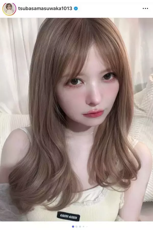 年明け早々にイメチェンを報告した益若つばさ　「似合うものを探していく」と前髪パッツン　ファン「つばさ姐さん」