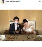 「第３子妊娠中の本仮屋リイナ、結婚１０周年で幸せあふれるウェディングショット「花嫁姿とても綺麗」姉は女優の本仮屋ユイカ」の画像1