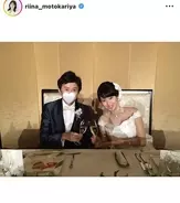 第３子妊娠中の本仮屋リイナ、結婚１０周年で幸せあふれるウェディングショット「花嫁姿とても綺麗」姉は女優の本仮屋ユイカ