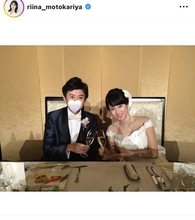 第３子妊娠中の本仮屋リイナ、結婚１０周年で幸せあふれるウェディングショット「花嫁姿とても綺麗」姉は女優の本仮屋ユイカ
