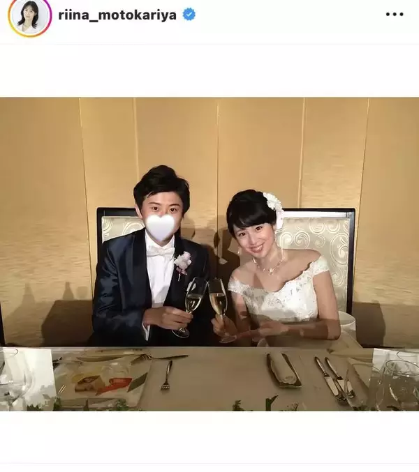 第３子妊娠中の本仮屋リイナ、結婚１０周年で幸せあふれるウェディングショット「花嫁姿とても綺麗」姉は女優の本仮屋ユイカ