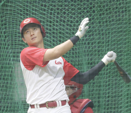 【広島】佐々木泰が６戦ぶりスタメン　阪神・高橋には今季３打数２安打　通算打率６割の好相性　先発は岡本駿…スタメン発表