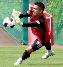 【Ｊ２札幌】ＧＫ田川知樹が右ふくらはぎ痛が癒え全体練習合流　人生初のビアガーデンで心もリフレッシュ