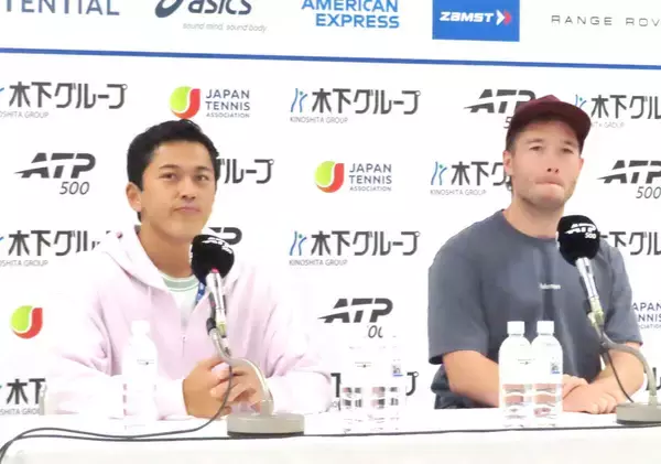 小田凱人　「これまででベストを出す機会」　６日の錦織引退セレモニー前にエキシビション試合　世界２位のヒューエットと　木下グループ・ジャパンＯＰ