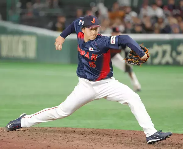 侍守護神候補の巨人・大勢「全力で腕振る」　中日右腕と「ダブルクローザー」期待
