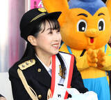 「デビュー４０周年の西村知美、赤羽で一日警察署長「痴漢は個人の尊厳を踏みにじる重大な犯罪」」の画像1