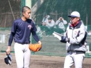 ドジャース副社長が横浜・織田翔希を視察　プロ注目右腕は紅白戦で３回０封、最速１５０キロ
