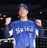 「「バリ緊張」西武・桑原将志が憧れの栗山巧との“共演”で大汗逆転２ラン「いつもの１・５倍、汗かいた」」の画像1